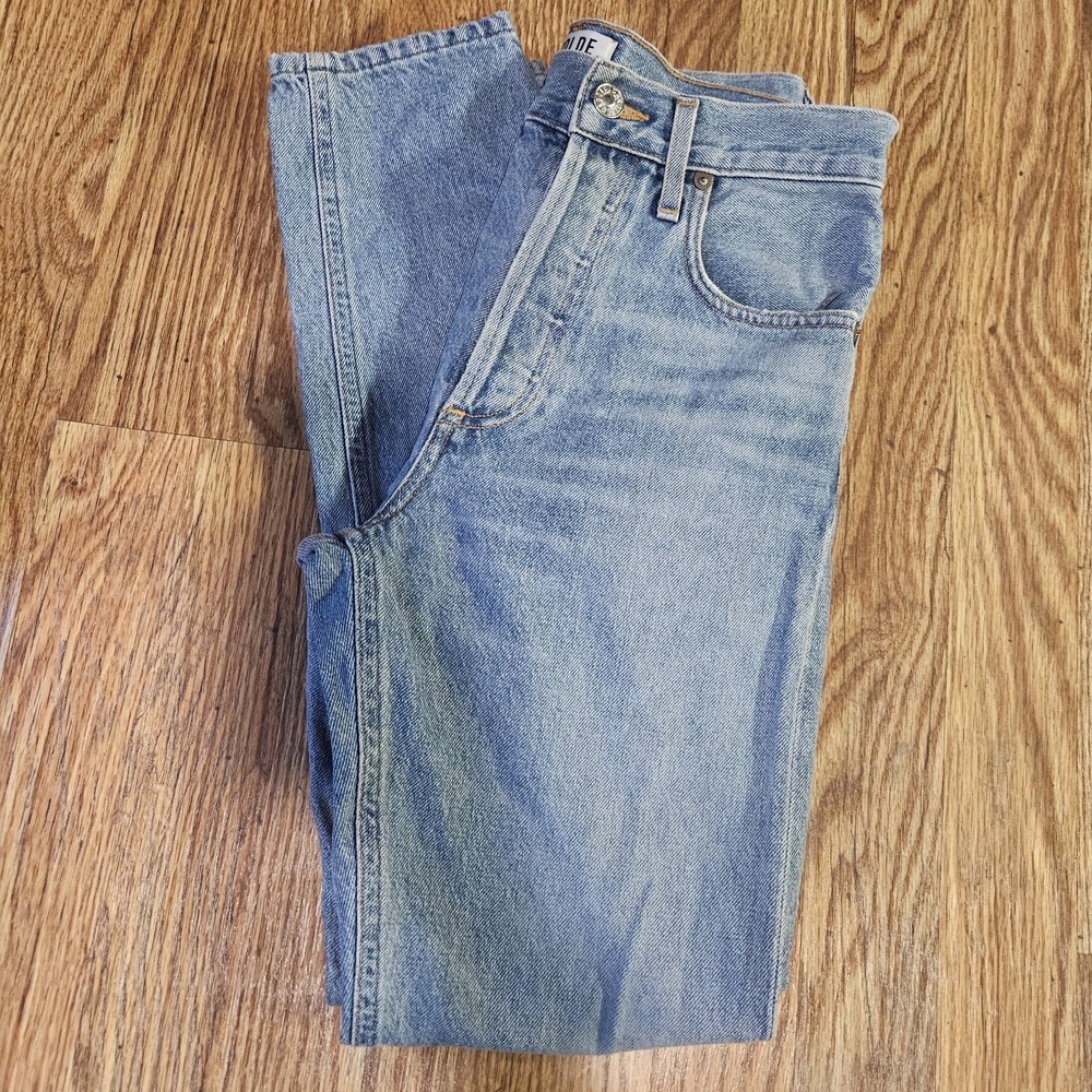 AGOLDE Feel Good Jamie‎ Skinny Hi-Rise Button-Fly Jeans Sz 24